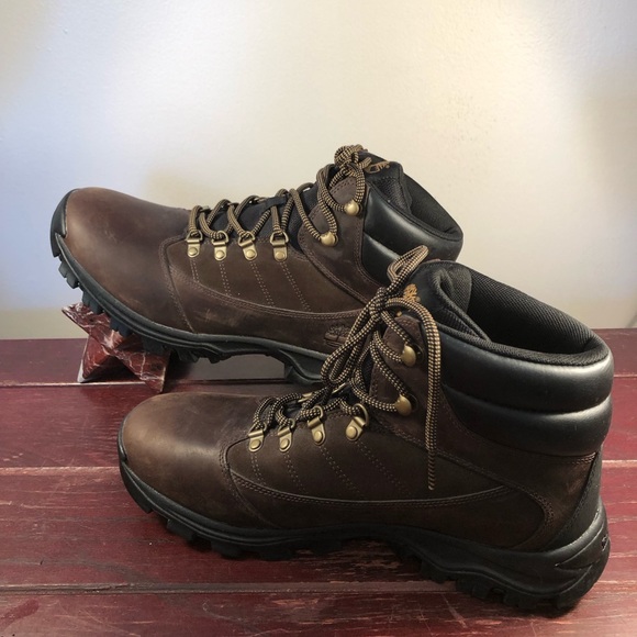 Timberland Men's Leather Mid Ankle Hiking Boot Size 10.5 NWOT - Picture 3 of 11